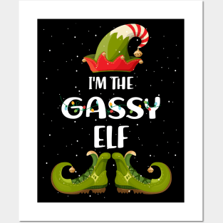 Im The Gassy Elf Christmas Posters and Art